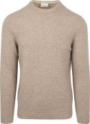 Profuomo Pullover Wol Blend Sand
