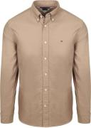 Tommy Hilfiger Oxford Overhemd Camel