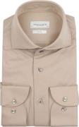 Profuomo Knitted Overhemd Beige