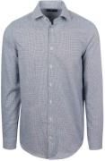 Suitable Overhemd Flanel Pepita Blauw