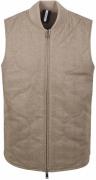 Profuomo Herringbone Bodywarmer Sand