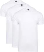 Alan Red Giftbox Derby O-Hals T-shirts Wit (3Pack)