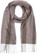Suitable Sjaal Softfeel Herringbone Bruin -