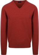 William Lockie Pullover Lamswol V Dobonnet