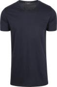 Slater 2-pack T-shirt Basic Extra Lang V-neck Navy