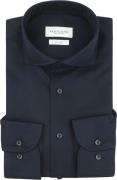 Profuomo Twill Overhemd Extra Lange Mouwen Navy