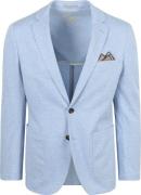 Suitable Colbert Face Print Lichtblauw