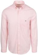 Gant Poplin Banker Overhemd Streep Roze