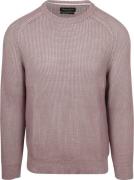 Marc O'Polo Pullover Structured Bi-Colour Mauve