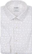 OLYMP Overhemd Level 5 Print Beige