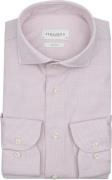 Profuomo Dobby Overhemd Lichtroze