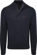 NZA Half Zip Trui Akar Melange Navy