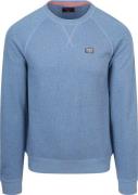 NZA Sweater French Rib Huntly Blauw