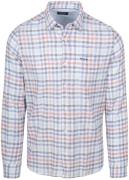 NZA Shirt Picton Linnen Blend Ruit Multicolour