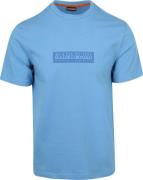 Napapijri T-shirt Logo Blauw