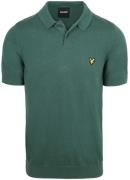 Lyle and Scott Poloshirt Knitted Groen