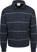 Lyle and Scott Rugby Polo Streep Navy