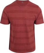 Levi's T-shirt Classic Streep Rood