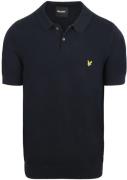 Lyle and Scott Poloshirt Knitted Navy