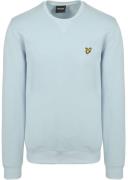 Lyle & Scott Sweat Crewneck Opal Blauw