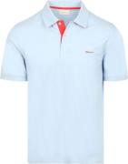 Gant Contrast Piqué Poloshirt Fresh Blauw