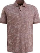 PME Legend Poloshirt Slub Jersey Moonscape Paars