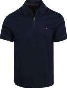 Tommy Hilfiger Half-Zip Polo Interlock Navy