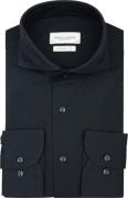 Profuomo Japanese Knitted Overhemd Navy