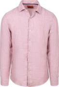Suitable Overhemd Linnen Roze