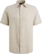 PME Legend Short Sleeve Overhemd Cotton Linen Ecru