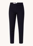 Hobbs Mia mid waist tapered fit pantalon met structuur en steekzakken