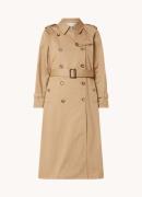 Gerard Darel Serge double-breasted trenchcoat met ceintuur