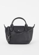 Longchamp Le Pliage Xtra handtas XS van leer