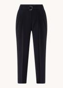 HUGO BOSS Tapiah high waist tapered fit cropped pantalon met ceintuur