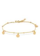 Diamond Point Geelgouden armband, 0-02 ct diamant, Marigold