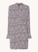 Whistles Helena mini blousejurk met print