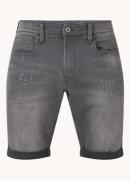 G-Star RAW Slim fit korte broek van denim met gekleurde wassing