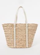 L-K-Bennett Viola shopper van raffia