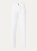 Benetton High waist straight fit broek met gekleurde wassing