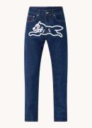 ICECREAM Running Dog straight leg jeans met front- en backprint