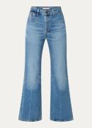 Levi's Ribcage high waist flared jeans met lichte wassing