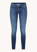 Denham Kyo mid waist skinny jeans met donkere wassing