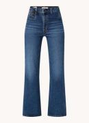 Levi's Ribcage high waist flared jeans met medium wassing