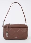 Calvin Klein Quilted crossbodytas met afneembare schouderriem