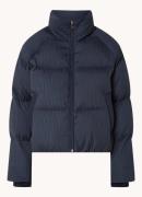 HUGO BOSS Parisy puffer jack met ribstructuur en steekzakken