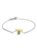 Diamond Point Gouden armband 0-03 ct diamant Queen Bee