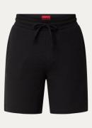 HUGO BOSS Austin straight fit korte pyjamabroek met structuur