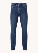 Boggi Milano Ale straight leg jeans met donkere wassing