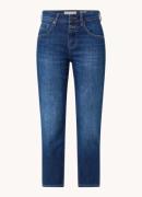 Marc O'Polo Mid waist slim fit cropped jeans met stretch