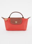 Longchamp Le Pliage Original handtas met leren details